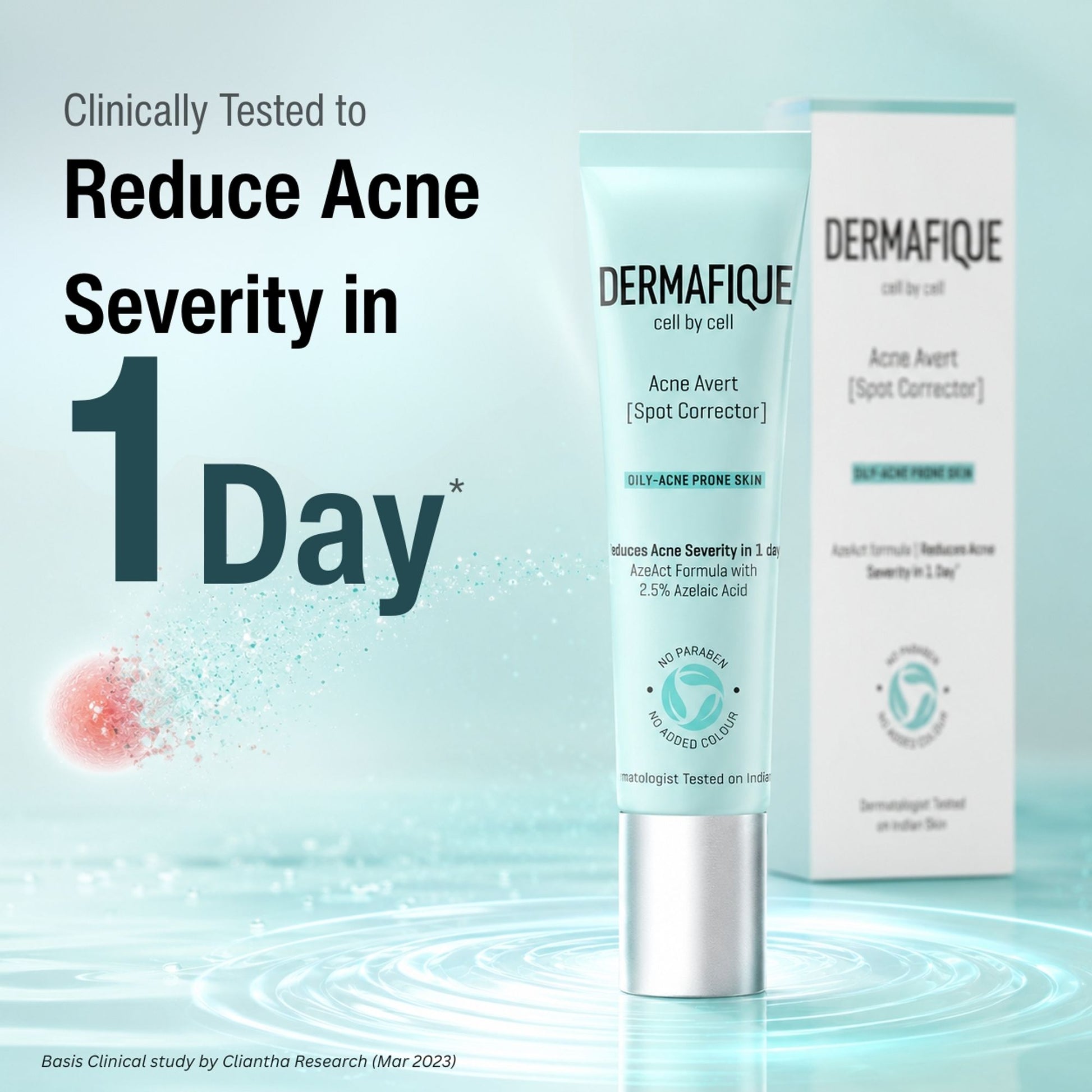 Dermafique Acne Spot Corrector - Clinically Tested to Reduce Acne Severity