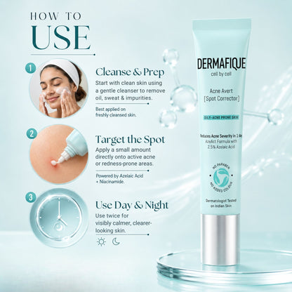 Dermafique Acne Spot Corrector - Clinically Tested to Reduce Acne Severity