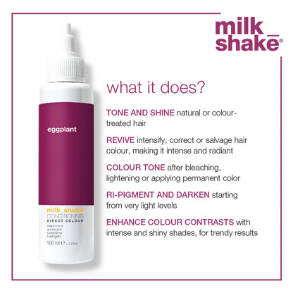 Milkshake Ammonia Free Conditioning Direct Color - Eggplant