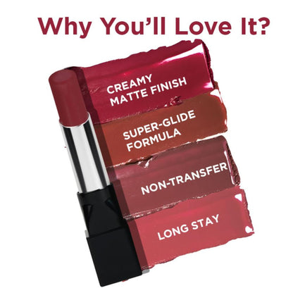 GLAM21 Ultra Velvet Lipstick - Royal Maroon 21