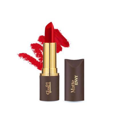GLAM21 Matte Envy Lipstick - Rain In Red