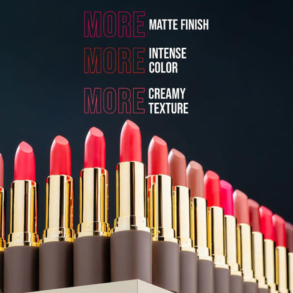 GLAM21 Matte Envy Lipstick - Red Amulet