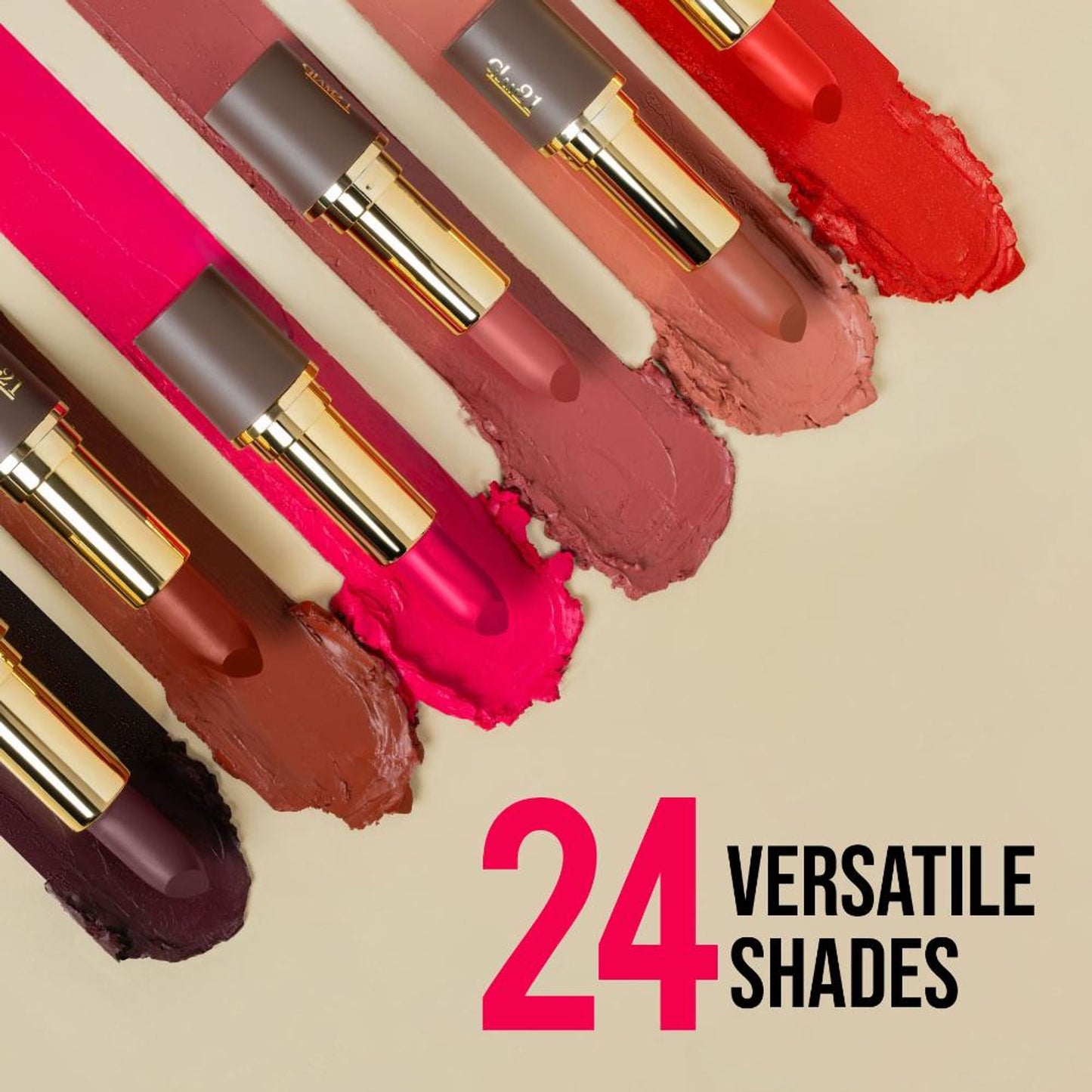 GLAM21 Matte Envy Lipstick - Red Amulet