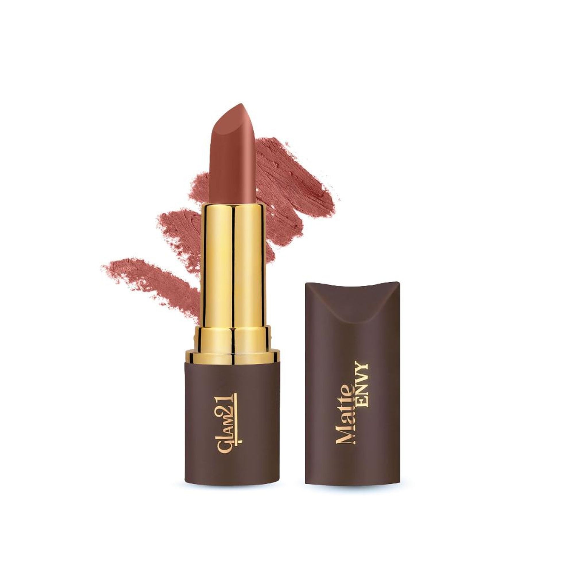 GLAM21 Matte Envy Lipstick - Nelly Nude