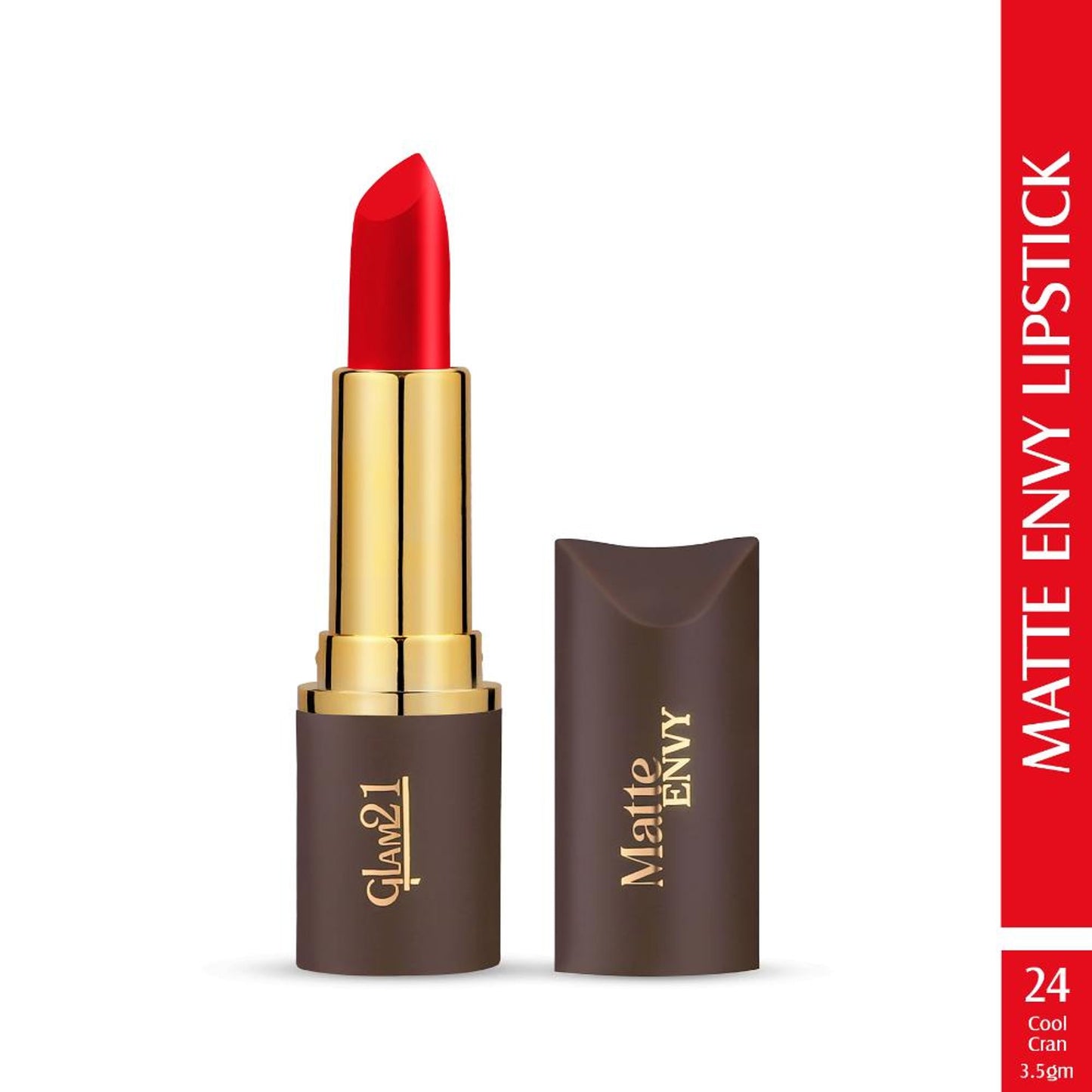 GLAM21 Matte Envy Lipstick - Cool Cran