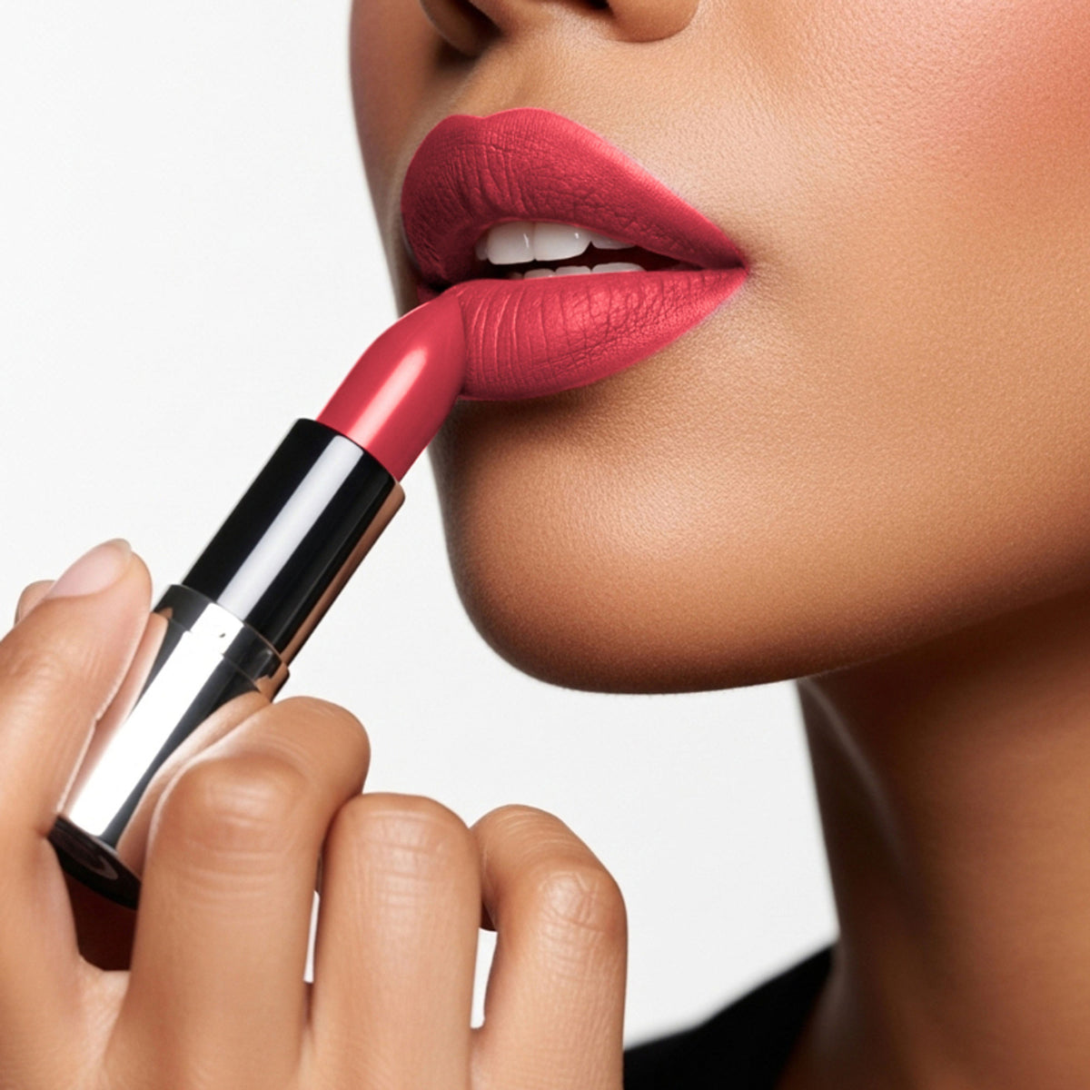 FLiCKA Flicka Tomato Bullet Lipstick in Shade 21, long-lasting, lightweight matte finish with intense rich pigment.