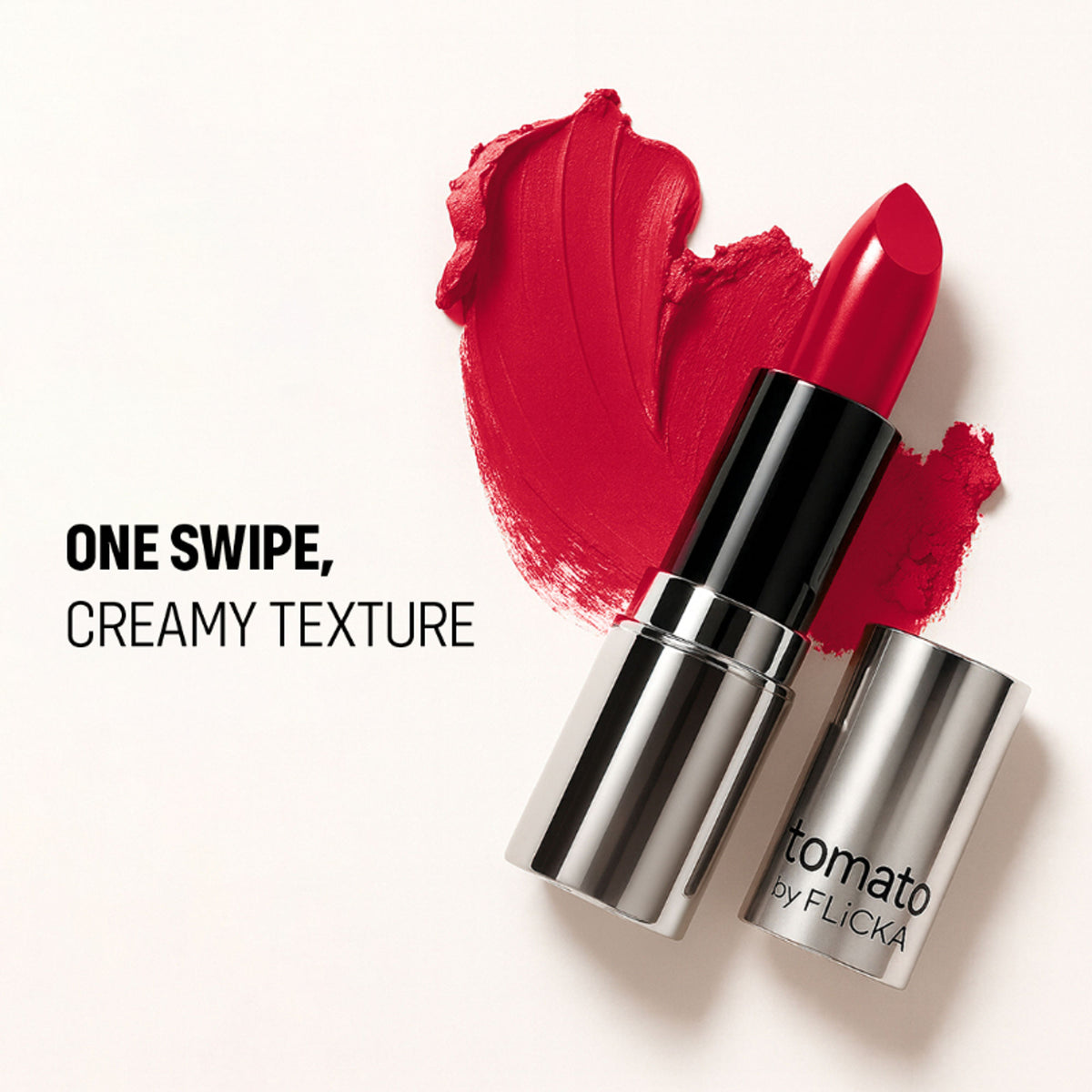 Flicka Bullet Lipstick Shade 24 with rich matte finish, intense pigment, lightweight feel, and long-lasting formula.
