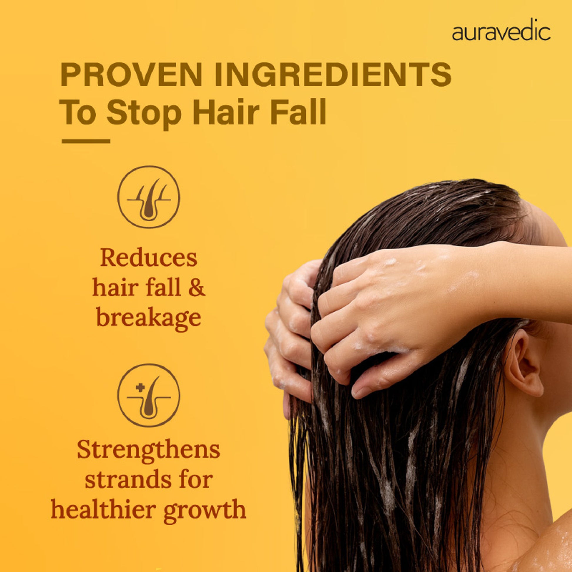 Auravedic Hair Fall Control Shampoo