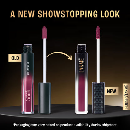 Lakme Xtraordin-Airy Velvet Matte Lip Mousse - 103 Dark Cherry