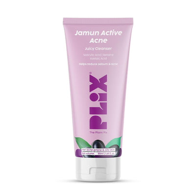 Plix The Plant Fix Jamun Active Acne Mini Facewash Gel Oily & Acne Prone Skin