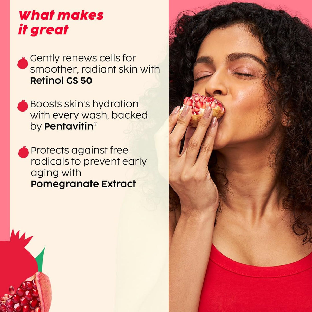 Plix The Plant Fix Pomegranate Youth Renewal Juicy Face Wash Cleanser
