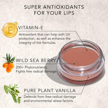 Daughter Earth vegan lip and cheek tint in Desert Nude, featuring a smooth, natural look on lips and cheeks.