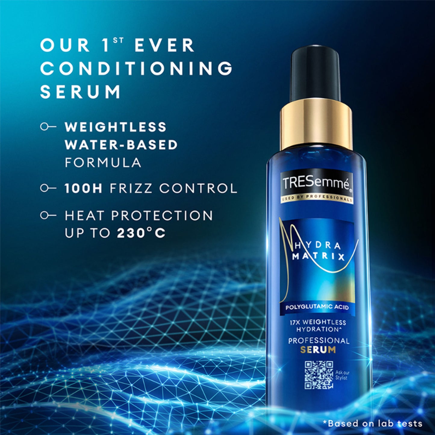 TRESemme Hydra Matrix Leave In Conditioner With Polyglutamic Acid Serum, 100H Hydration