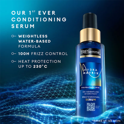 TRESemme Hydra Matrix Leave In Conditioner With Polyglutamic Acid Serum, 100H Hydration