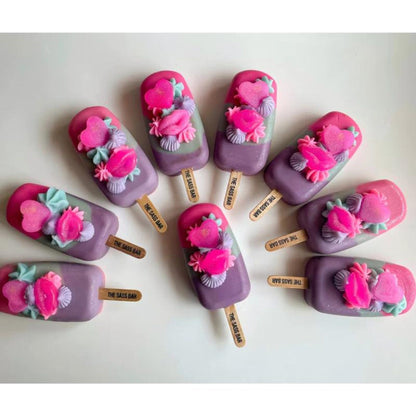 The Sass Bar Flower Bomb Popsicle Soap