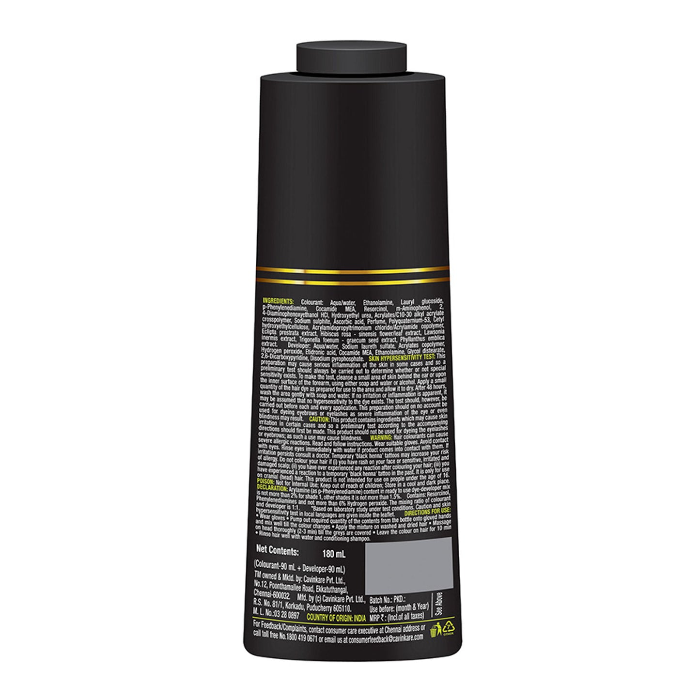Indica Easy Diy Natural Black Shampoo Hair Colour