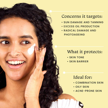 Foxtale Niacinamide Mattifying Sunscreen SPF 70+ PA++++ showing the bottle with a sleek design and UV protection label.