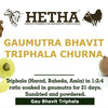 Hetha Gaumutra Bhavit Triphala Churna