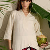 Dhiyona IE Women Embroidered Straight Pure Cotton Kurta & Trousers Co-Ords Set