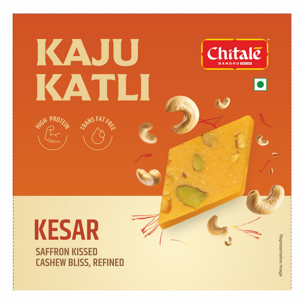 Chitale Bandhu Kesar Kaju Katli