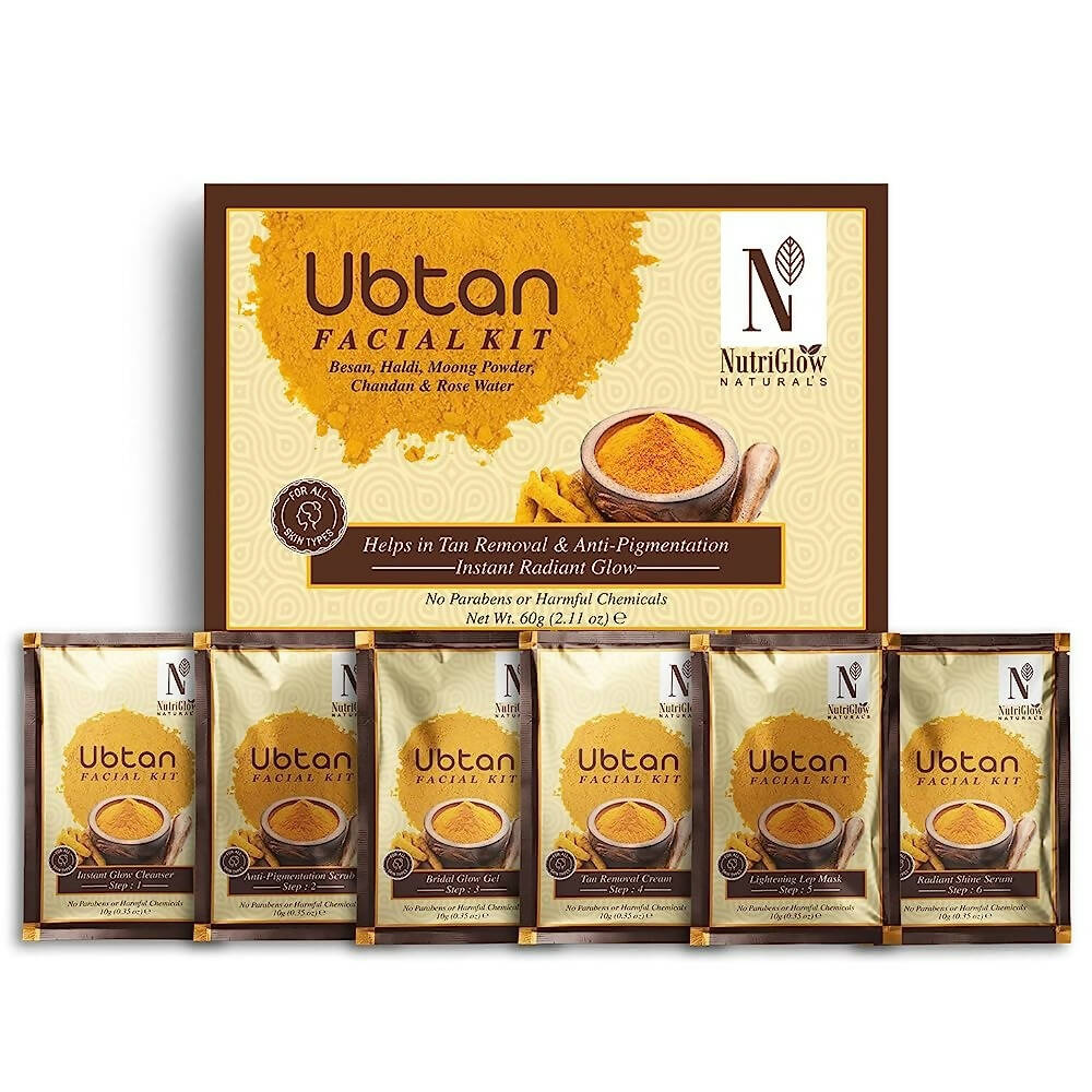 NutriGlow NATURAL'S Ubtan Facial Kit - Indyancart