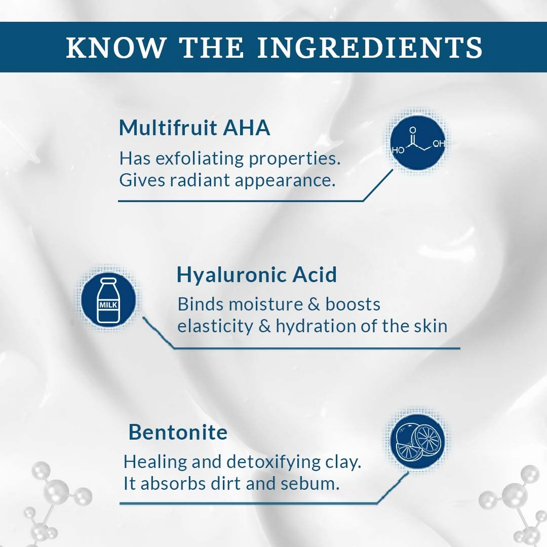 FCL De Tan face mask in a jar with a smooth cream texture, designed to reduce tanning and brighten skin.