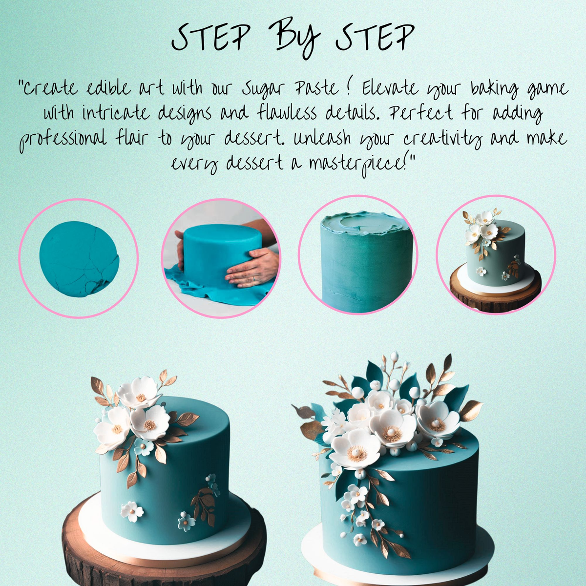 Confect Teal Fondant | Edible Sugarpaste