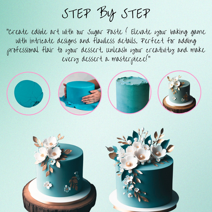 Confect Teal Fondant | Edible Sugarpaste