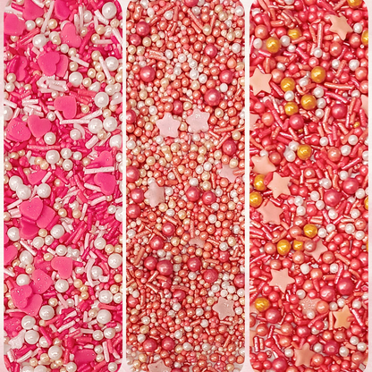 Confect Valentine Sprinkles | 13 Edible Decoration for Baking & Dessert