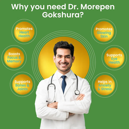 Dr Morpen Gokshura & Testo Boost -Performance Combo Pack