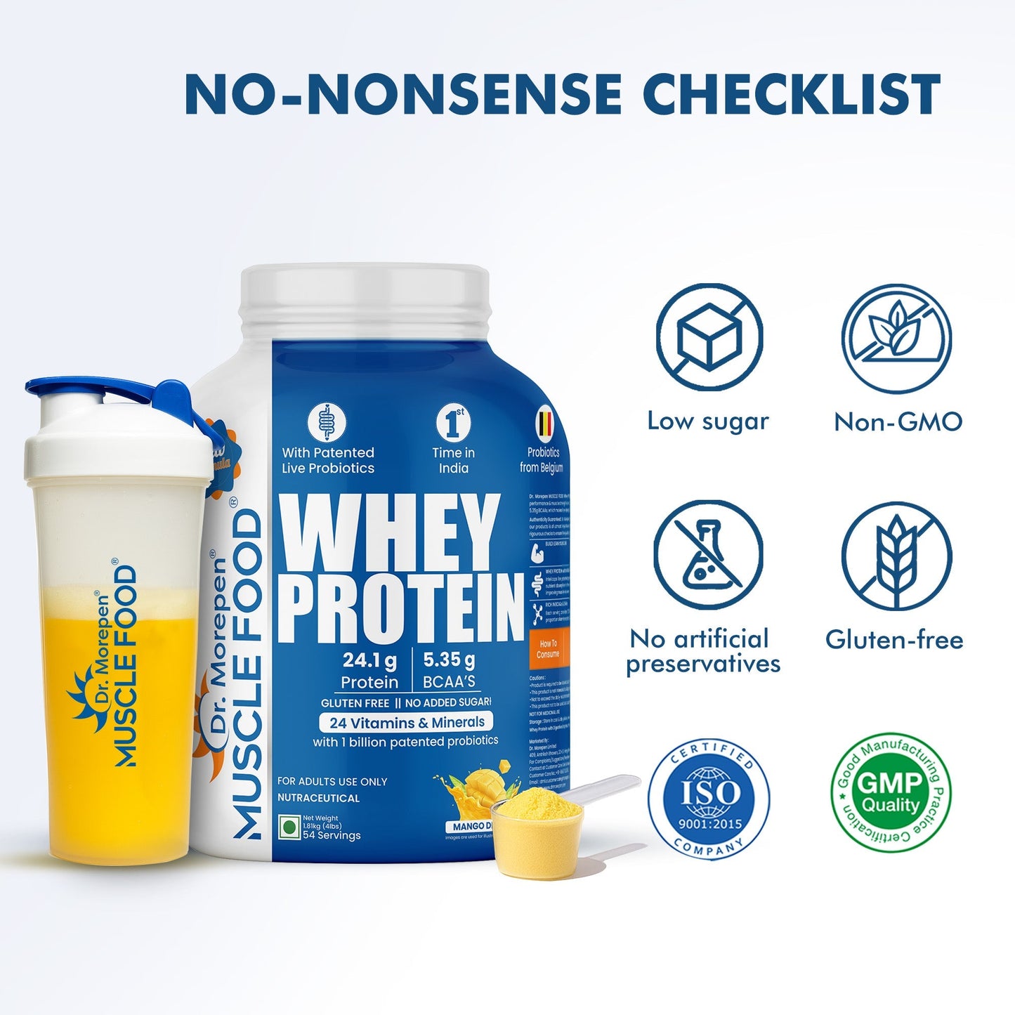 Dr Morpen Muscle Food Whey Protein