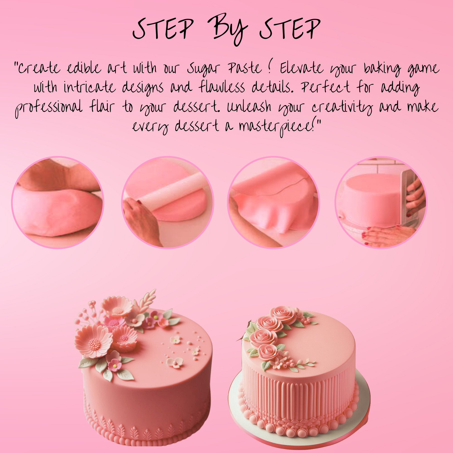 Confect Old Rose Fondant | Edible Sugarpaste