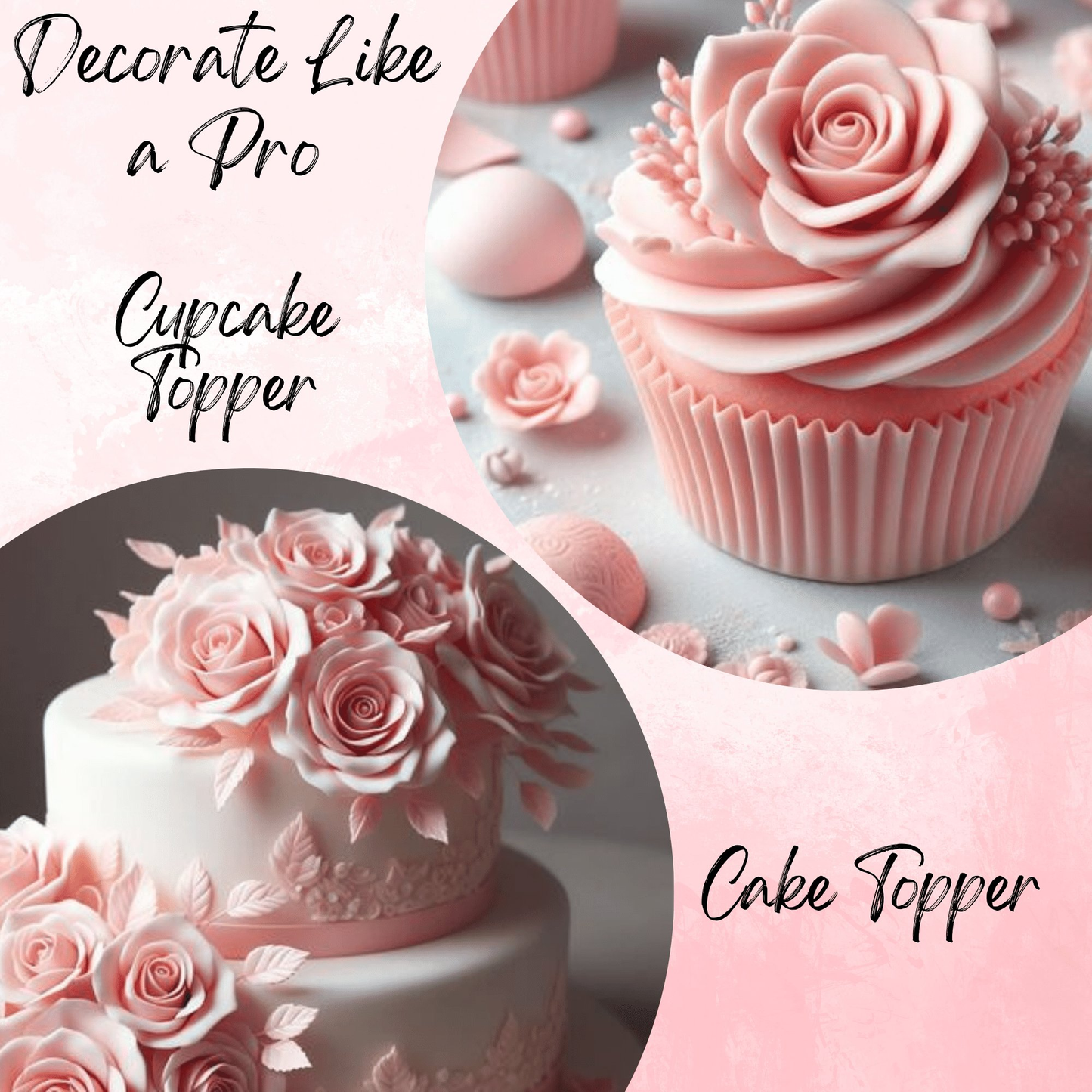 Confect Dusky Pink | Edible Gum paste