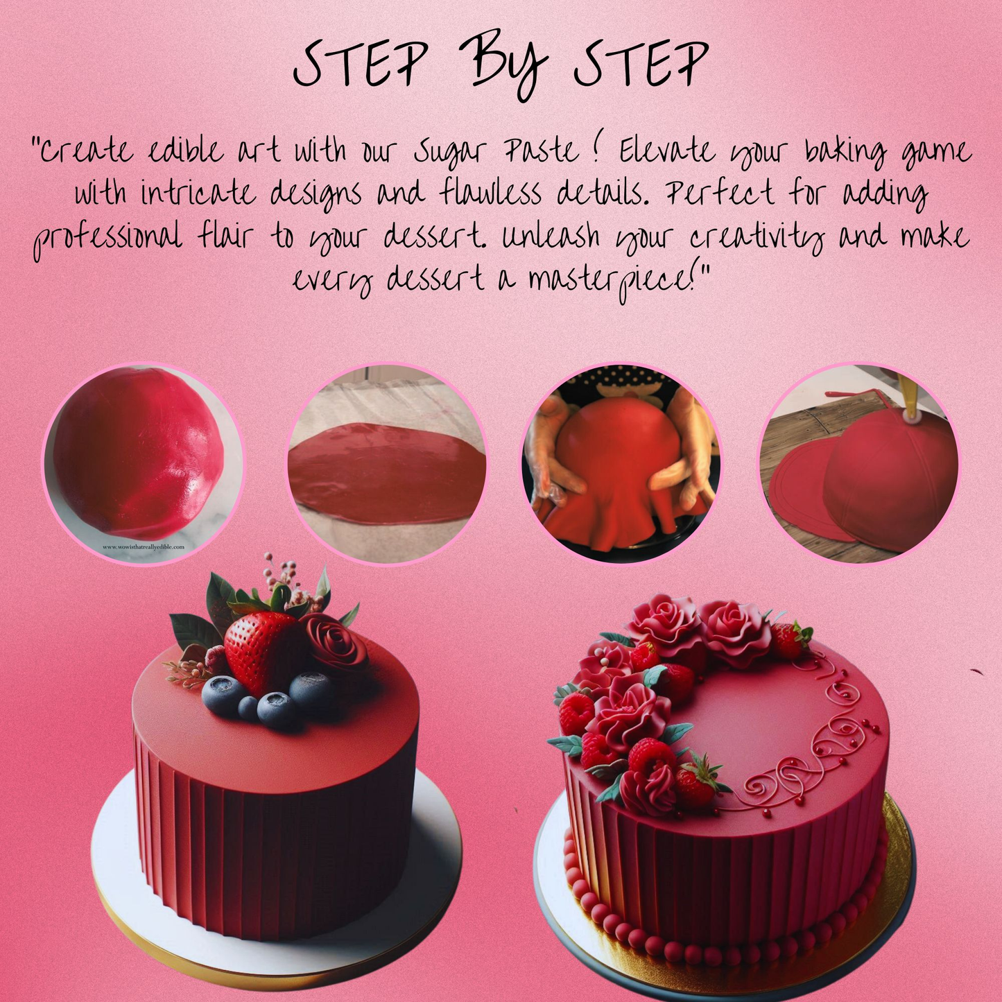 Confect Magenta Fondant | Edible Sugarpaste
