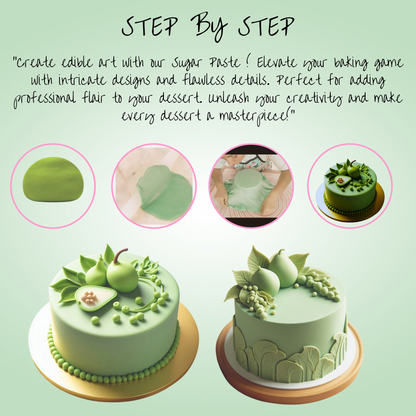 Confect Pea Green Fondant | Edible Sugarpaste