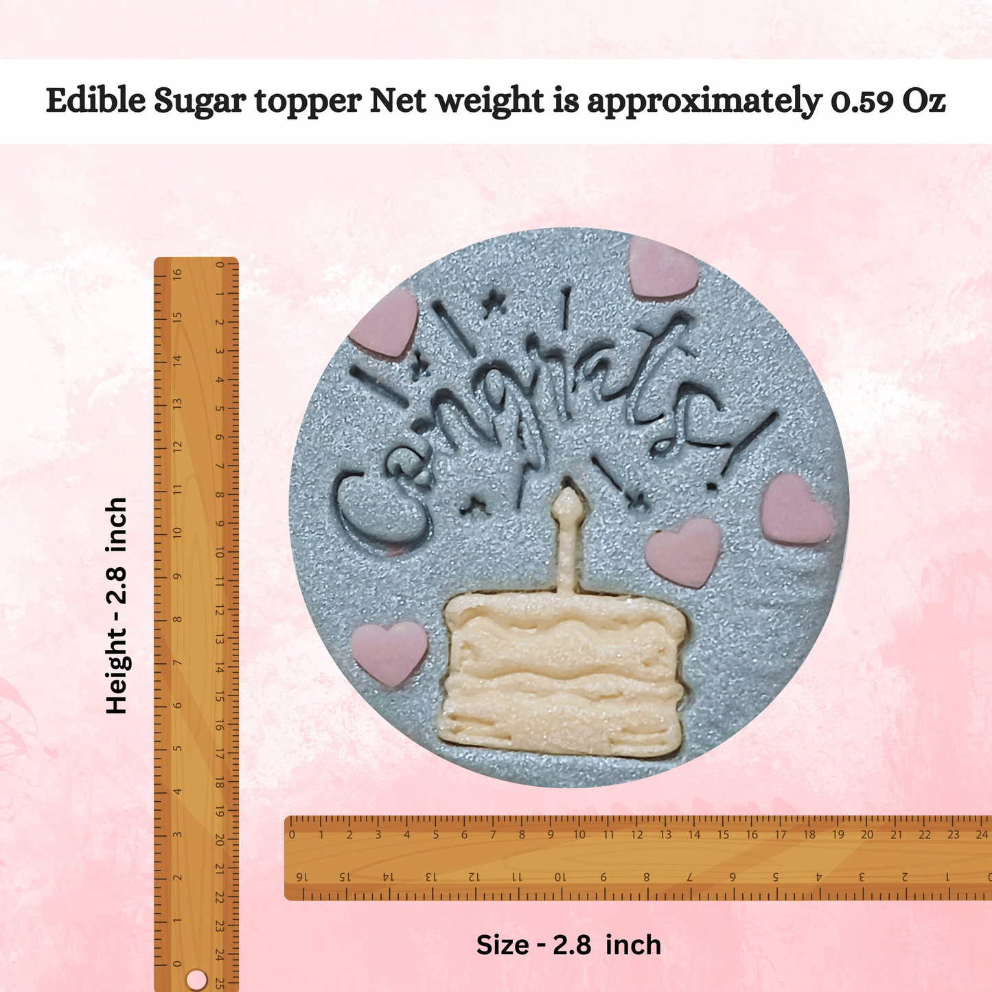 Confect Congrats | Edible Celebration Topper