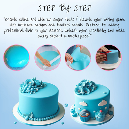 Confect Superhero Blue Fondant | Edible Sugarpaste