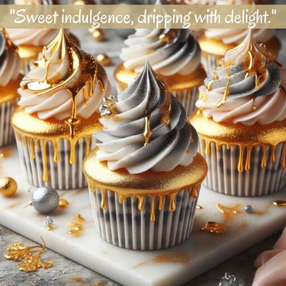 Confect Twinkling Silvery Gold | Edible Drips