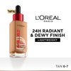 L’Oreal Paris Infallible 24H Tinted Serum Foundation, Lightweight, Dewy & Radiant - Tan