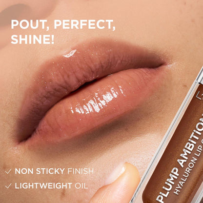 L'Oreal Paris Plump Ambition Hyaluron Lip Oil for fuller, bouncier lips - 510 La Nuit Sparkle