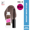 NYX Professional Makeup The Brow Glue Instant Long-Hold Eyebrow Styler - Black - Brown