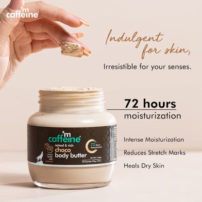 MCaffeine Choco Body Butter - 72Hrs Non-Sticky Moisturization