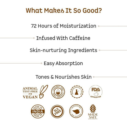 MCaffeine Choco Body Butter - 72Hrs Non-Sticky Moisturization
