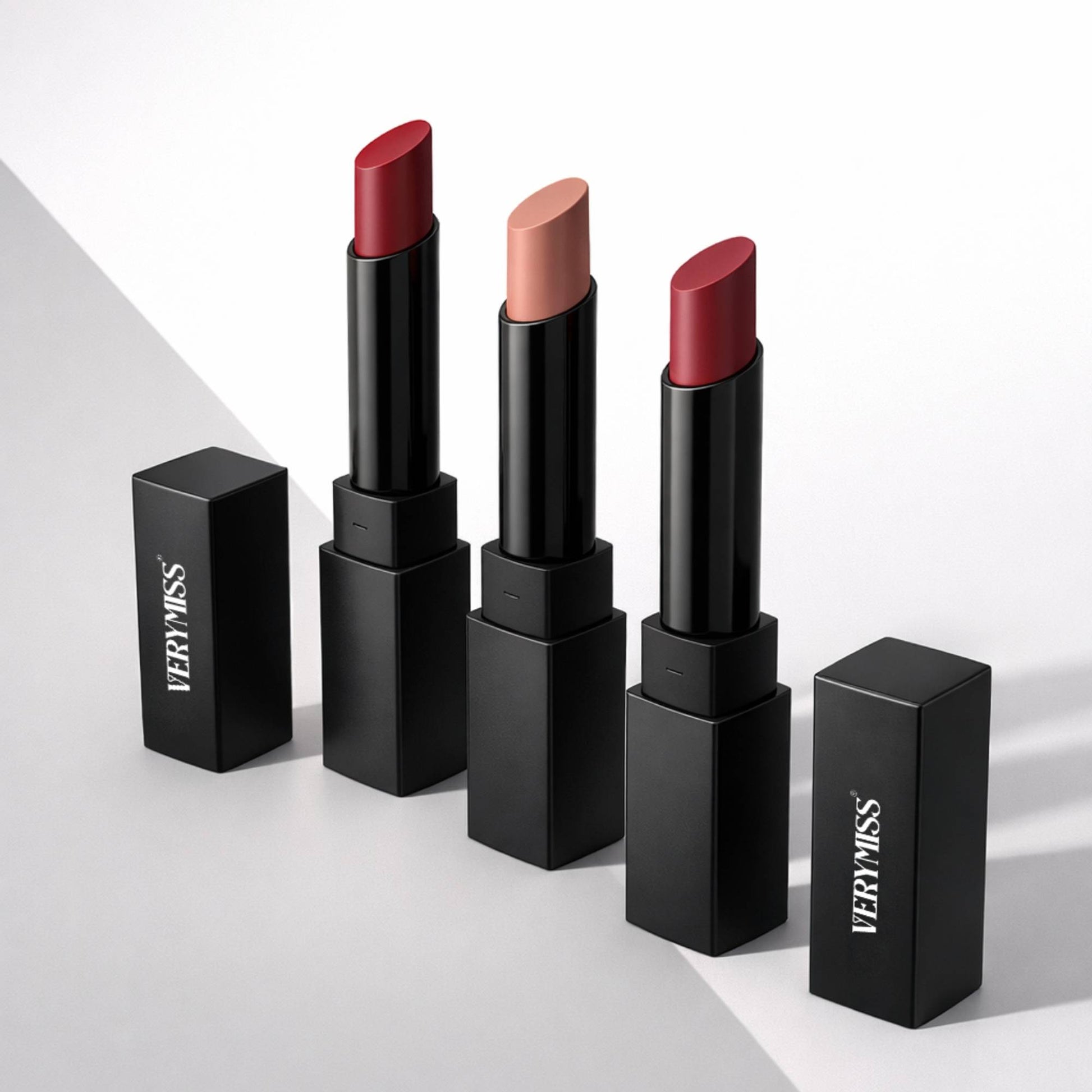 VERYMISS Matte Lipstick Combo Set 3 - Pink-Nude-Pink