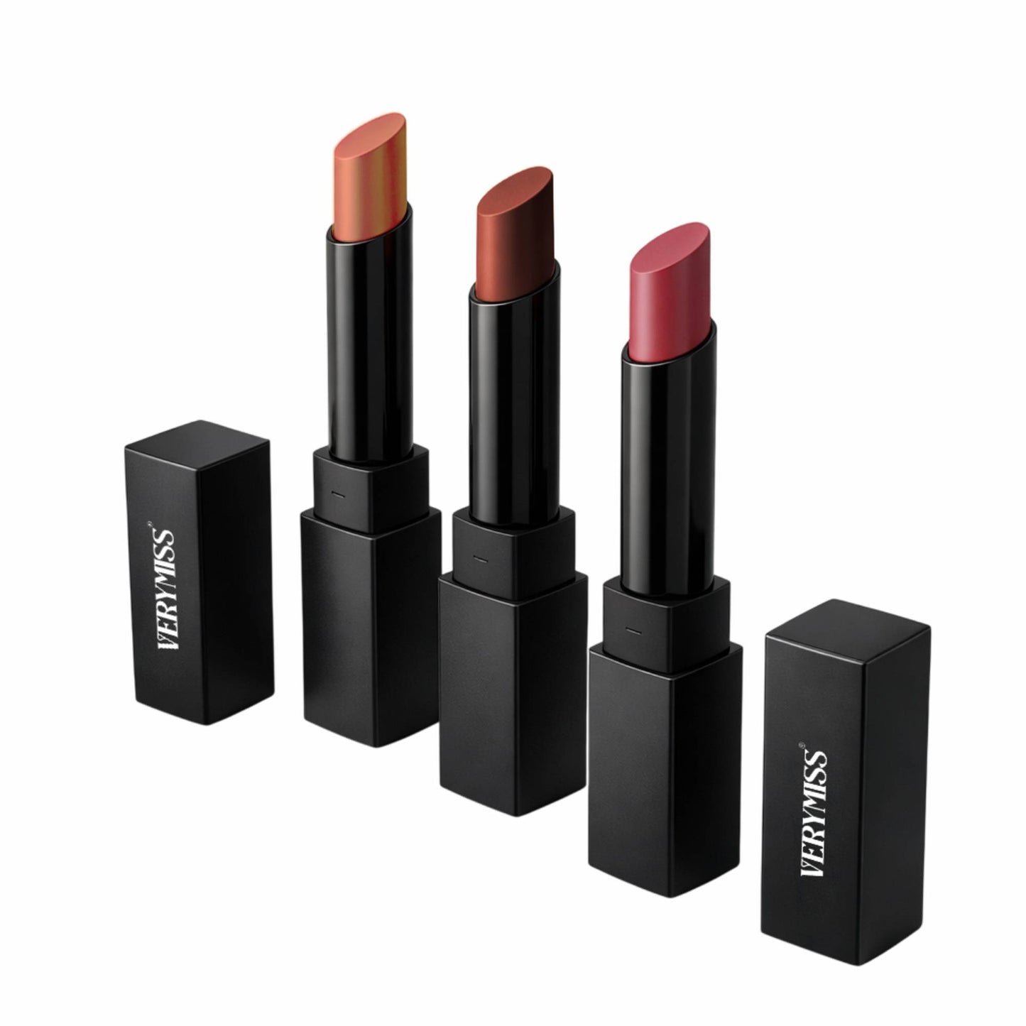 VERYMISS Matte Lipstick Combo Set 3 - Brown-Nude-Brown