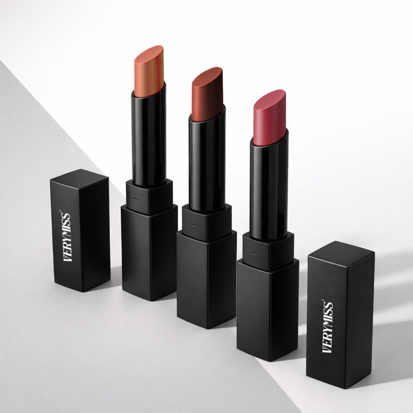 VERYMISS Matte Lipstick Combo Set 3 - Brown-Nude-Brown