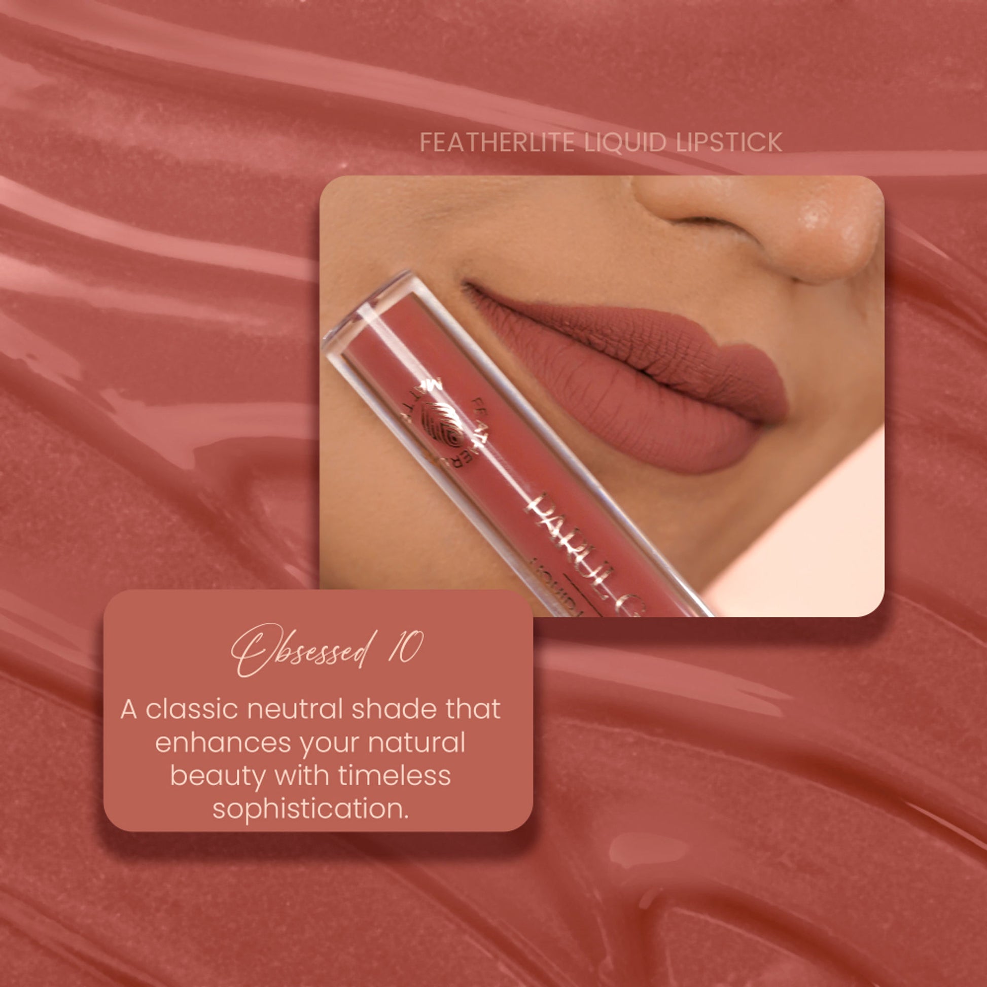 Parul Garg Beauty Featherlite Matte Liquid Lipstick - Obsessed 10