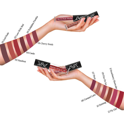 AYA Yes It's Truly Matte Liquid Lipstick - 09 Fire On Ice