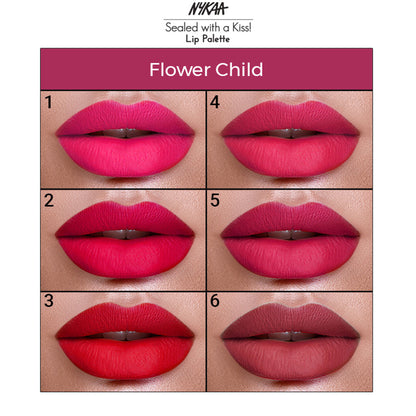 Nykaa Cosmetics Sealed with a Kiss! Lipstick Palette - Flower Child 02