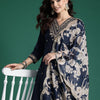 Dhiyona IE Ethnic Motifs Embroidered Sequinned Kurta with Salwar & With Dupatta